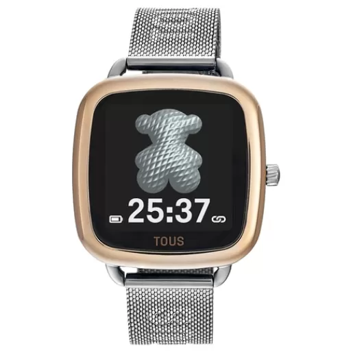 TOUS Smartwatch D-Connect z bransoletą z różowej i IPRG Stal Sale