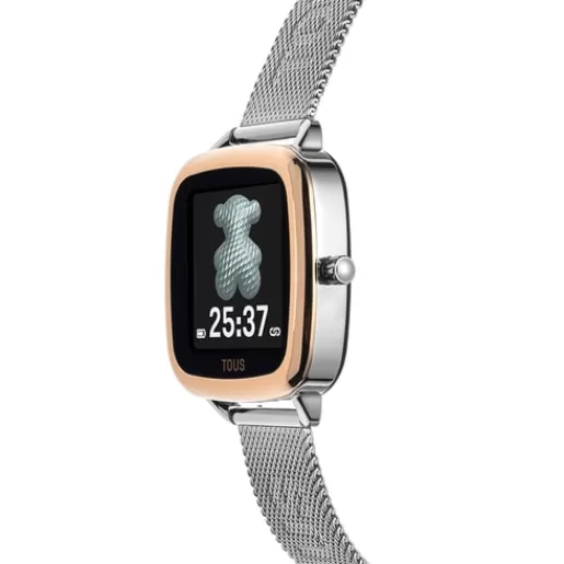 TOUS Smartwatch D-Connect z bransoletą z różowej i IPRG Stal Sale