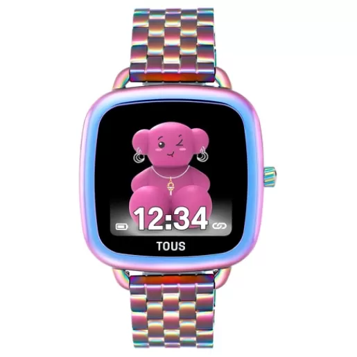 TOUS Smartwatch z bransoletą z opalizującej stali IPRG D-Connect Sale