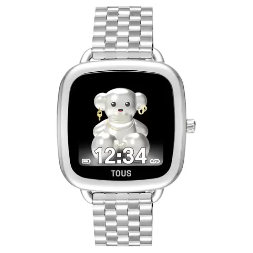 TOUS Smartwatch z bransoletą ze stali D-Connect Best