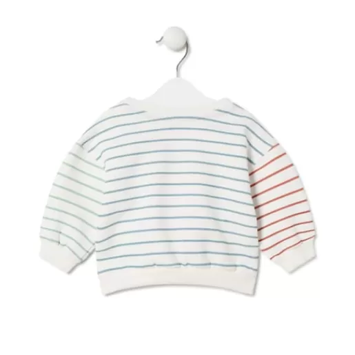 TOUS Striped sweatshirt with Bold Bear in Casual unique Hot