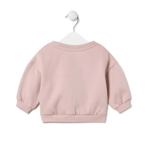 TOUS Sweatshirt with bears, hearts and flowers in Casual pink Cheap