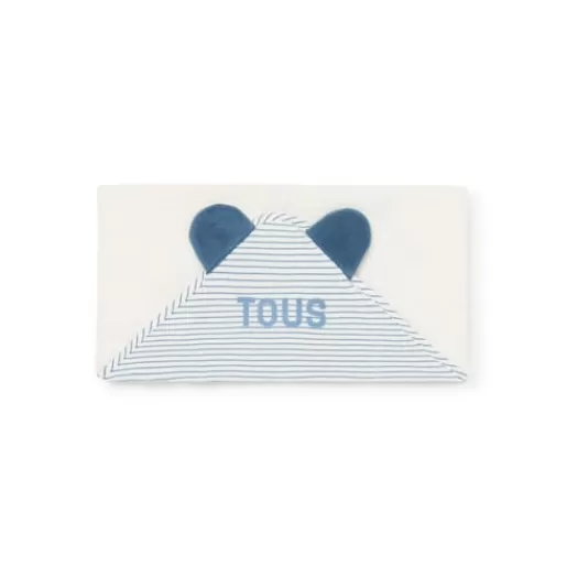 TOUS Baby bath cape in Classic blue Flash Sale