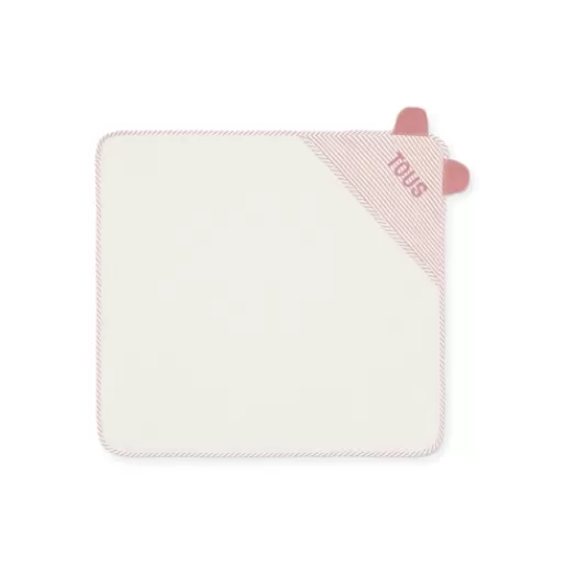 TOUS Baby bath cape in Classic pink Shop