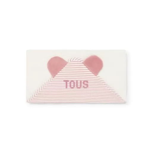 TOUS Baby bath cape in Classic pink Shop