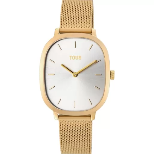 TOUS Heritage - Zegarek ze i szlachetnej w kolorze żółtego złota Stal Shop