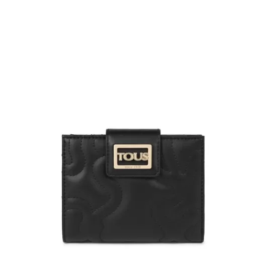 TOUS Kaos Dream - Portfel z tworzywa sztucznego w kolorze czarnym Czerń Best