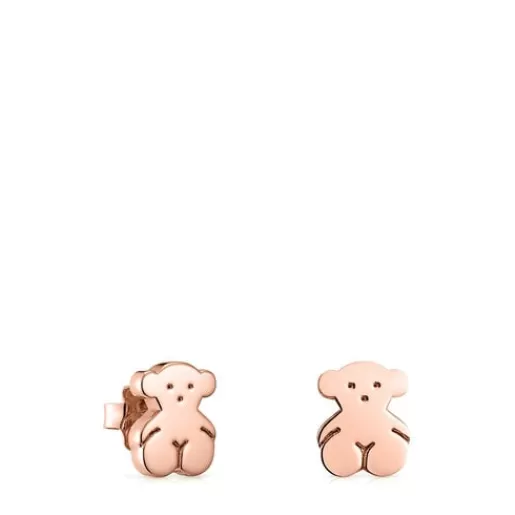 TOUS Sweet Dolls - Kolczyki z różowego srebra Vermeil z motywem misia RóżowesrebroVermeil Shop