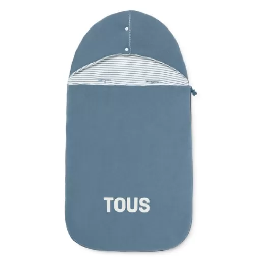 TOUS Universal-fit baby footmuff in Classic blue Flash Sale