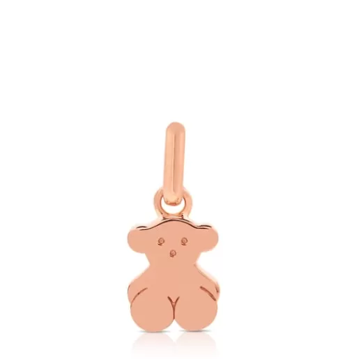 TOUS Zawieszka Sweet Dolls z różowego srebra Vermeil w kształcie misia RóżowesrebroVermeil Discount