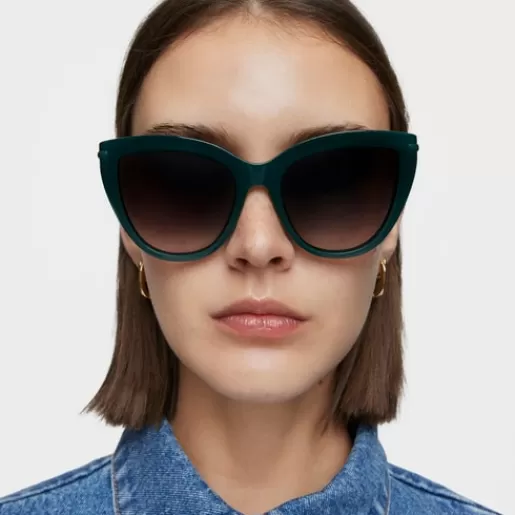 TOUS Zielone okulary przeciwsłoneczne MANIFESTO Fashion