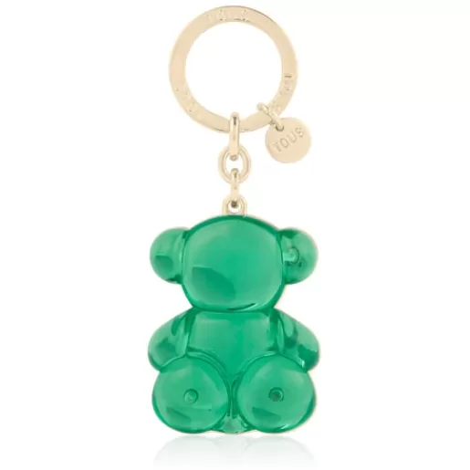 TOUS breloczek Half Bold Bear Zielony Shop